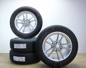 Mercedes A B CLA klasse W177 W247 C118 velgen 16 inch + winterbanden