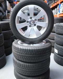 Mercedes A w169 B w245 en C-klasse w204 velgen 16 inch + winterbanden