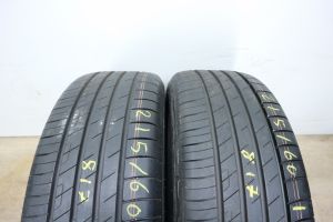 2x demo 215/60 r17 100h xl goodyear efficient grip sommerreifen
