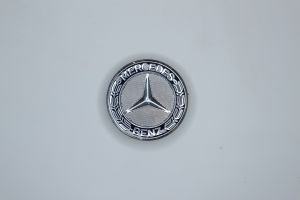 Mercedes Nabendeckel/Nabenkappen blau 75mm a1714000025