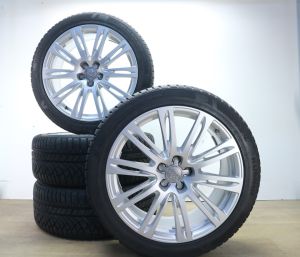Audi A8 velgen 20 inch + winterbanden origineel 5x112