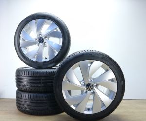 Volkswagen VW Golf Touran Caddy belmont velgen 17 inch + nieuwe zomerbanden