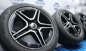 Mercedes E-klasse AMG velgen 18 inch + zomerbanden a2134016300 a2134016400