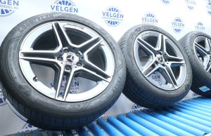 Mercedes E-klasse 300DE 300E AMG velgen 18 inch + zomerbanden a2134016300/6400