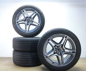 Mercedes E-klasse 300DE 300E AMG velgen 18 inch + zomerbanden 