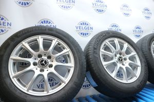 Mercedes C-klasse velgen 16 inch + winterbanden 5x112 ook voor SLK CLK CLC klasse