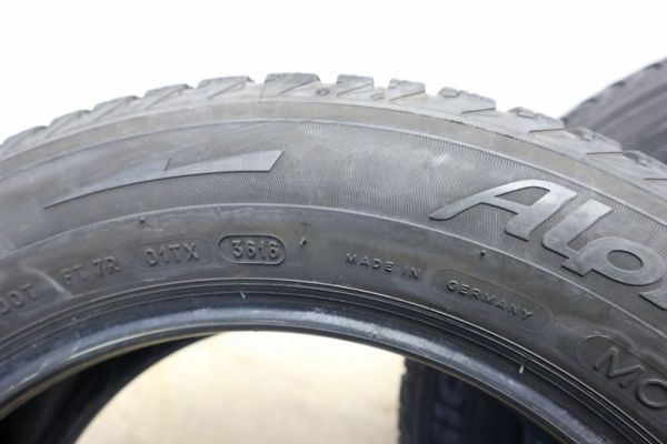 garen Vervreemden tussen 2x Michelin Alpin mo 205/60 r16 92h winterbanden 4,5mm